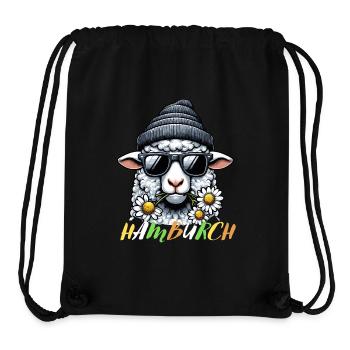 Hamburg Hamburch Schaf Hansestadt Küste Nordsee - Stanley/Stella recycelter Gym Bag - Schwarz - Vorne