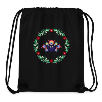 I Love Folk - Stanley/Stella Recycled Gym Bag - black - Front
