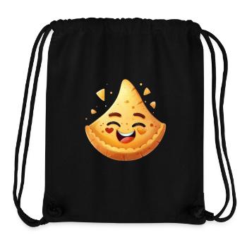 Glückliches Glückskeks Lächeln - Stanley/Stella recycelter Gym Bag - Schwarz - Vorne