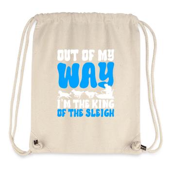 Sledding Sled dogs - Stanley/Stella Recycled Gym Bag - natural - Front