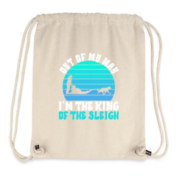 Sledding Sled dogs - Stanley/Stella Recycled Gym Bag - natural - Front