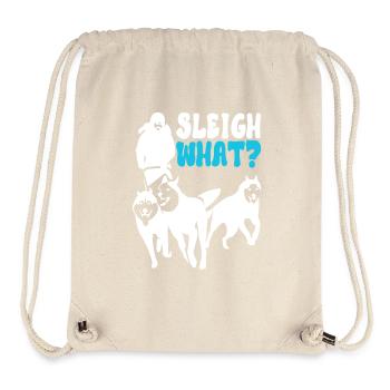 Sledding Sled dogs - Stanley/Stella Recycled Gym Bag - natural - Front