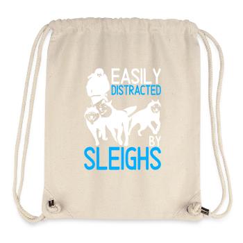Sledding Sled dogs - Stanley/Stella Recycled Gym Bag - natural - Front