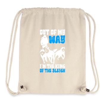 Sledding Sled dogs - Stanley/Stella Recycled Gym Bag - natural - Front