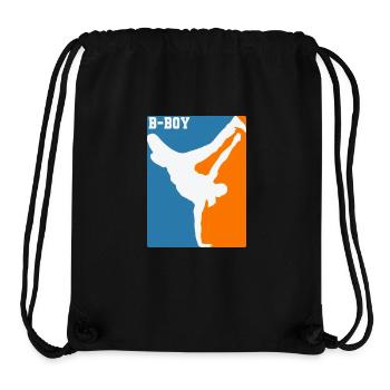 Breakdance B-Boy Hip-Hop und Funk - Stanley/Stella recycelter Gym Bag - Schwarz - Vorne