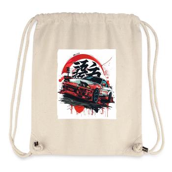 Street racing with Japanese JDM cars of the 90s - Stanley/Stella Recycled Gym Bag - natural - Front
