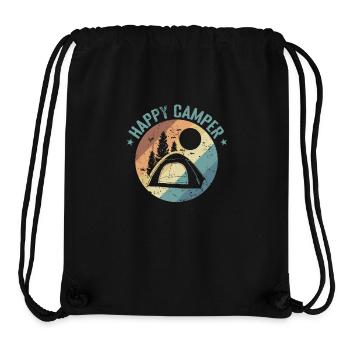 Happy Camper Holiday Freedom - Stanley/Stella Recycled Gym Bag - black - Front