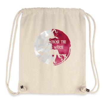 Hexe Burgunder Weiß Kopf-Hals-Krebs - Stanley/Stella recycelter Gym Bag - Naturweiß - Vorne