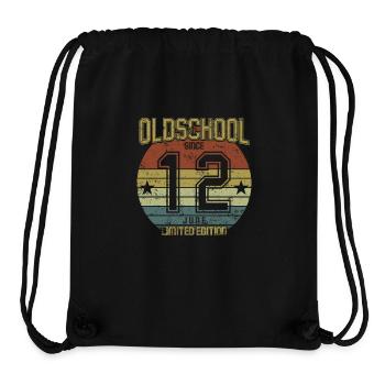 June 2012 - Birthday in June Oldschool - Stanley/Stella Recycled Gym Bag - black - Front