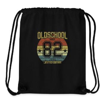 June 1982 - Birthday in June Oldschool - Stanley/Stella Recycled Gym Bag - black - Front