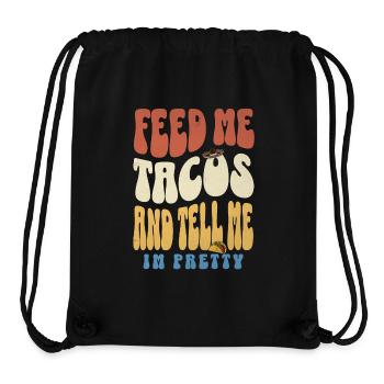 Tacos - Stanley/Stella recycelter Gym Bag - Schwarz - Vorne