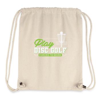 Play Disc Golf - Stanley/Stella Recycled Gym Bag - natural - Front