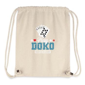 Play Doko Forced to Work Card Game - Stanley/Stella Recycled Gym Bag - natural - Front