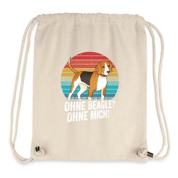 Ohne Beagle? Ohne Mich! - Stanley/Stella recycelter Gym Bag - Naturweiß - Vorne