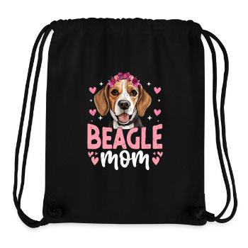 Beagle Mom Puppy Beagles Dog Owner - Stanley/Stella recycelter Gym Bag - Schwarz - Vorne