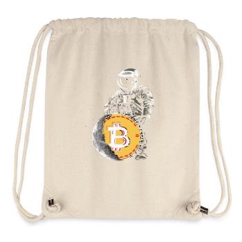 Bitcoin Never Sleeps Bitcoin Btc Crypto Currency - Stanley/Stella Recycled Gym Bag - natural - Front