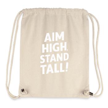 Aim High, Stand Great - Stanley/Stella Recycled Gym Bag - natural - Front