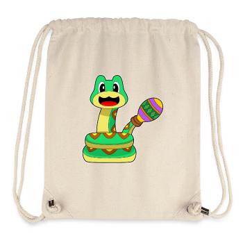 Snake Musician Rattle Music - Stanley/Stella Recycled Gym Bag - natural - Front