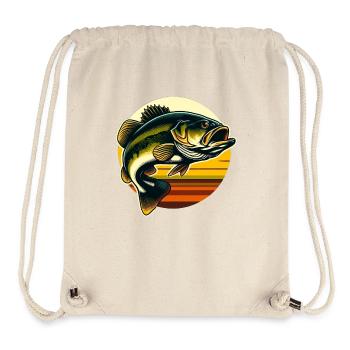 Barsch-Fisch - Stanley/Stella recycelter Gym Bag - Naturweiß - Vorne