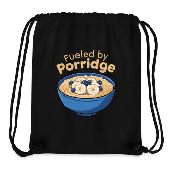 Funny Porridge Healthy Food Oatmeal Breakfast - Stanley/Stella Recycled Gym Bag - black - Front