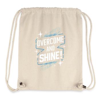 Überwinde Und Strahle Motivation - Stanley/Stella recycelter Gym Bag - Naturweiß - Vorne