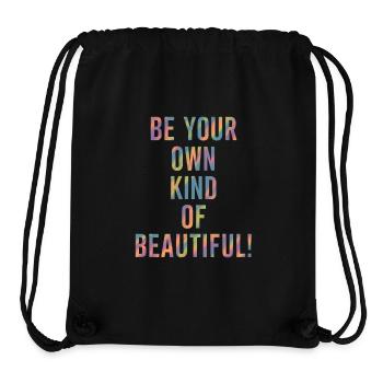 Be your own ideal of beauty - Stanley/Stella Recycled Gym Bag - black - Front