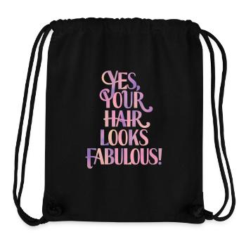 Ja, Dein Haar Sieht Fantastisch Aus - Stanley/Stella recycelter Gym Bag - Schwarz - Vorne