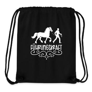 Führungskraft Pferd Geschenkidee Reiten Lustig - Stanley/Stella recycelter Gym Bag - Schwarz - Vorne