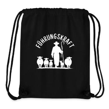 Führungskraft Schafe Hirte Geschenkidee Lustig - Stanley/Stella recycelter Gym Bag - Schwarz - Vorne