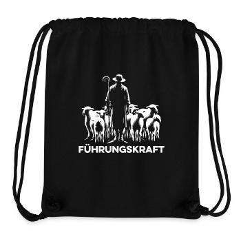 Führungskraft Schafe Hirte Geschenkidee Lustig - Stanley/Stella recycelter Gym Bag - Schwarz - Vorne