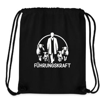 Führungskraft Schafe Schafhirte Geschenkidee Humor - Stanley/Stella recycelter Gym Bag - Schwarz - Vorne