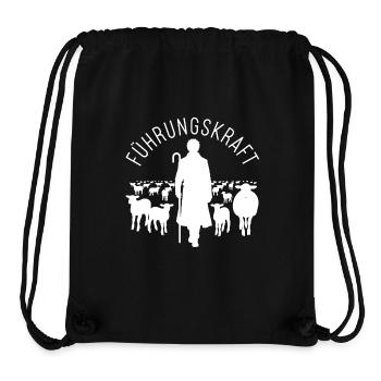 Führungskraft Schafe Schafhirte Geschenkidee Humor - Stanley/Stella recycelter Gym Bag - Schwarz - Vorne