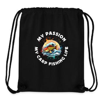 Carp Fisherman My Passion My Carp Fish Hunting - Stanley/Stella Recycled Gym Bag - black - Front