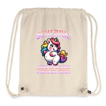 Slim & self-confident: Ironic statement - Stanley/Stella Recycled Gym Bag - natural - Front