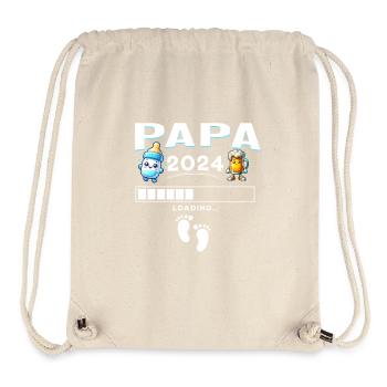 Man Soon to Dad Announcement, Dad Future Gift - Stanley/Stella Recycled Gym Bag - natural - Front