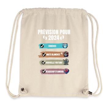 Man Soon To Be Dad Announcement, Daddy-to-be Gift - Stanley/Stella Recycled Gym Bag - natural - Front