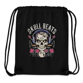 SKULL BEATS - Stanley/Stella recycelter Gym Bag - Schwarz - Vorne