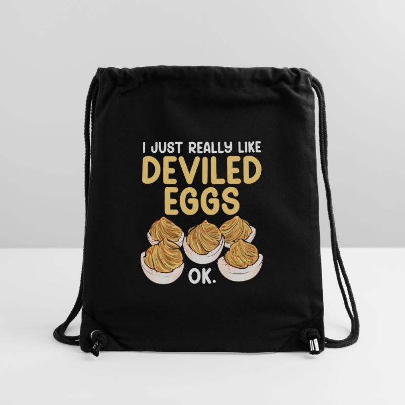 Gefüllte Eier Deviled Eggs Stanley/Stella recycelter Gym Bag