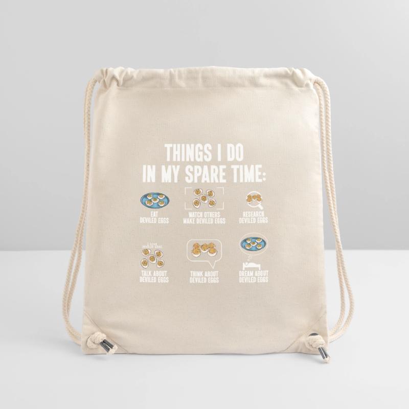 Stuffed Eggs Deviled Eggs Stanley/Stella Recycled Gym Bag