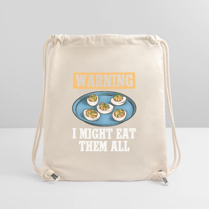 Gefüllte Eier Deviled Eggs Stanley/Stella recycelter Gym Bag