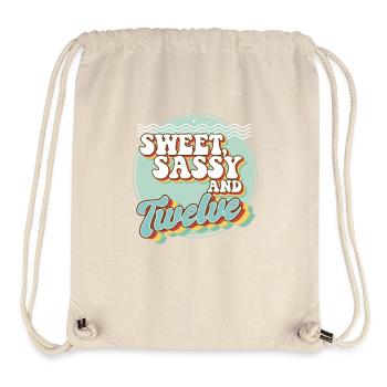Sweet Sassy and 12 12th Birthday Party Celebrant - Stanley/Stella recycelter Gym Bag - Naturweiß - Vorne