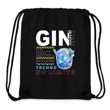 GIN TECHNO NO LIMITS - Stanley/Stella Recycled Gym Bag - black - Front