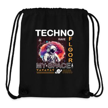 MY SPACE - Stanley/Stella Recycled Gym Bag - black - Front
