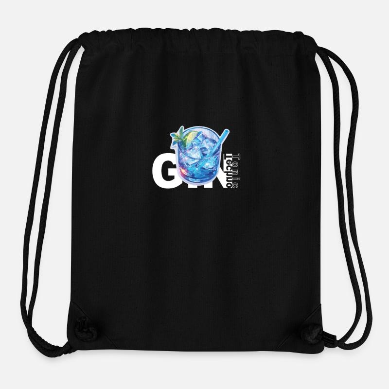 GIN TECHNO - Sac à cordon recyclé Stanley/Stella - noir