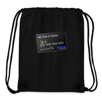 WE TRUST IN TECHNO WITHOUT LIMIT - Stanley/Stella Recycled Gym Bag - black - Front