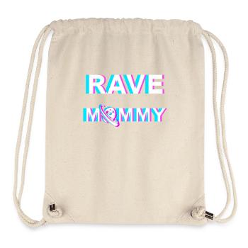 MAMAN RAVE - Sac à cordon recyclé Stanley/Stella - blanc naturel - Devant