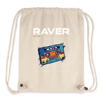 RAVER JOUER TECHNO - Sac à cordon recyclé Stanley/Stella - blanc naturel - Devant
