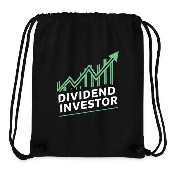 Lustige finanzielle Unabhängigkeit von Dividendeninvestoren - Stanley/Stella recycelter Gym Bag - Schwarz - Vorne