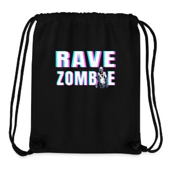 RAVE ZOMBIE - Stanley/Stella Recycled Gym Bag - black - Front