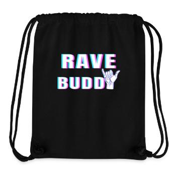 RAVE BUDDY - Stanley/Stella Recycled Gym Bag - black - Front